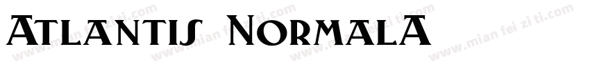 Atlantis NormalA字体转换